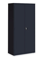 OIF 72"H Steel Storage Cabinet with 5 Shelves, Black (CM7218BK)