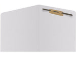 Medical Arts Press Reinforced End Tab File Folder, Straight Cut, Letter-Size, White, 50/Box (S-01501-WHT)
