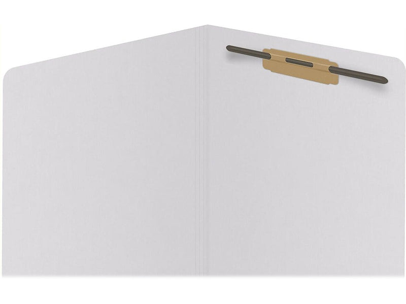 Medical Arts Press Reinforced End Tab File Folder, Straight Cut, Letter-Size, White, 50/Box (S-01501-WHT)