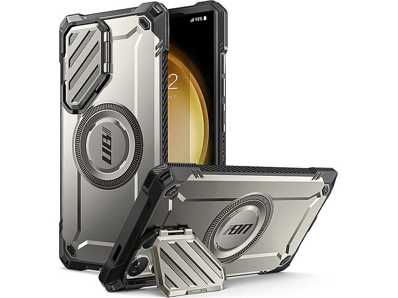 SUPCASE Unicorn Beetle MAG XT MagSafe Samsung Galaxy S24 Ultra, Shock Absorbing, Titan Gray (GXYS24U5GMXTTG)