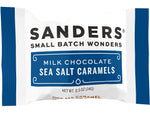 Sanders Small Batch Wonders Snack-Size Sea Salt Milk Chocolate Caramels, 24 oz., 48 Pieces/Box (27163)