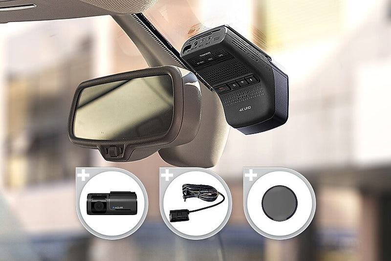 Thinkware U3000 4K UHD Dash Cam and Rear Camera, GPS & Wi-Fi (TW-U3000D64CO)