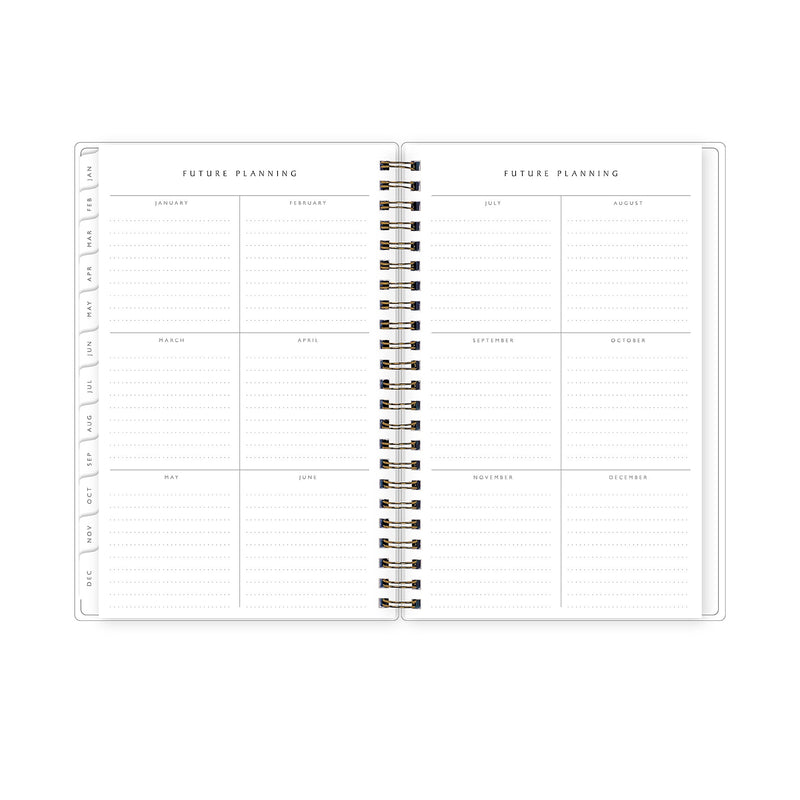 2026 Blue Sky Green Earth Freya Lilac 5" x 8" Calendar Year Weekly & Monthly Planner, Plastic Cover (153758)