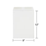 Staples Gummed Kraft Catalog Envelopes, 9" x 12", Gray, 100/Box (SPL381968)