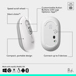 Logitech POP Wireless Ambidextrous Optical Mouse, Off White (910-007408)