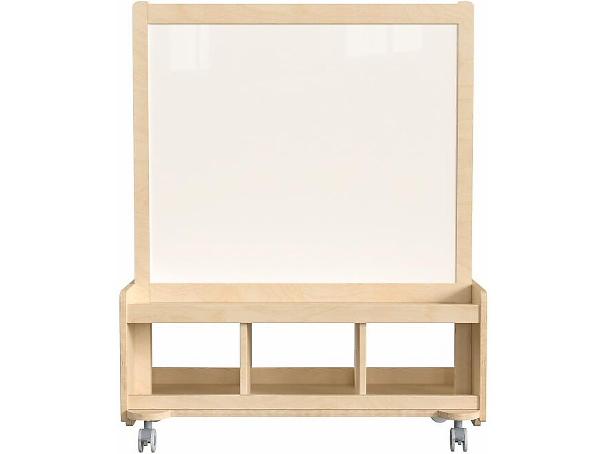Flash Furniture Bright Beginnings 2-Person Art Station, 39.5", Brown Birch Plywood (MK-ME09050-GG)
