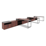 Alera® Reversible Laminate Table Top, Rectangular, 72w x 24d, Medium Cherry/Mahogany