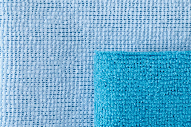 HYGEN r-40 Recycled Microfiber Cleaning Cloths, 12" x 12", Blue, 24/Pack (1820579)