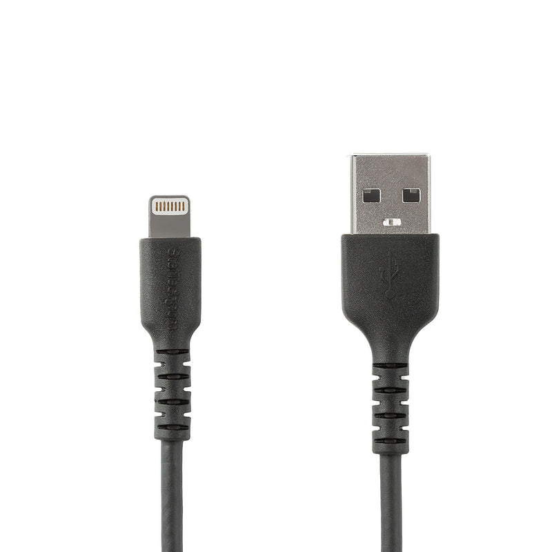 StarTech.com USB-A to Lightning Charging Cable, 3ft., Black (RUSBLTMM1MB)