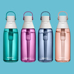 Brita Plastic Filtered Water Bottle, 36 oz., Sea Glass (36524)