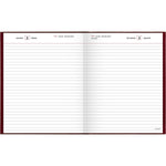 AT-A-GLANCE 2026 Hardcover Diary, 7.5" x 9.5", Ruled, Red (SD374-13-26)