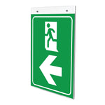 Deflect-O Anti-Glare Superior Image Document Holder, 8.5" x 11", Wall Mounted, Clear Acrylic (878201)