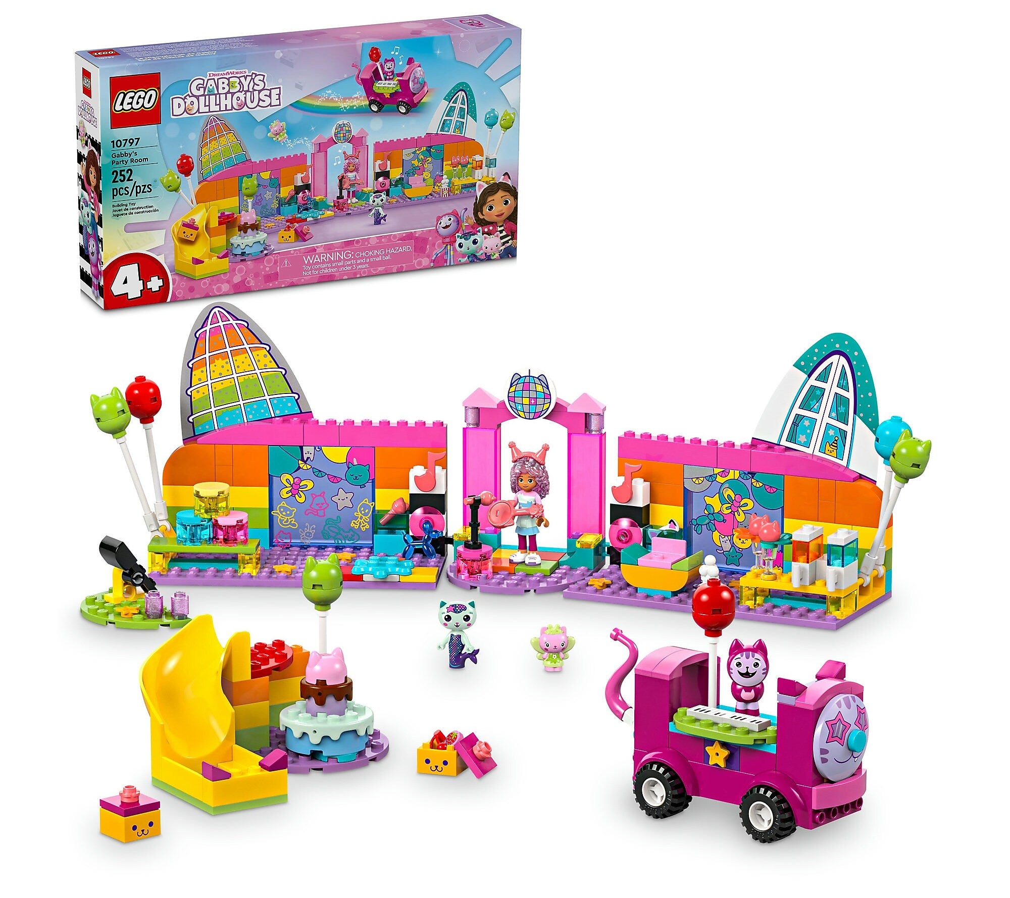 LEGO Gabbys Dollhouse Gabbys Party Room, 252 Pieces (10797)