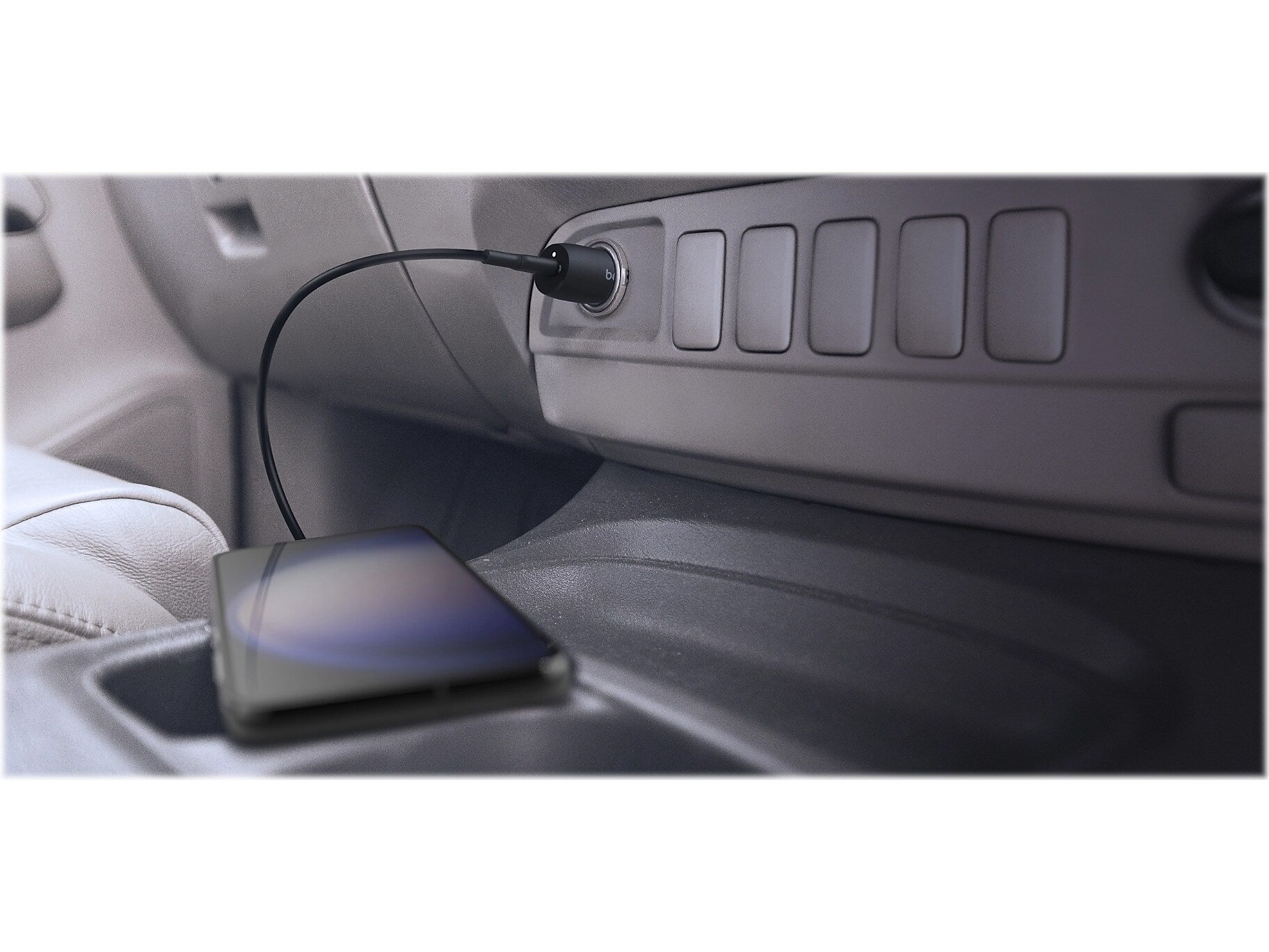 Belkin BoostCharge USB Type-C Universal Car Charger, Black (CCA004BTBK)