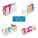iDESIGN Medium Stackable Plastic Storage Bin, Clear (73430)