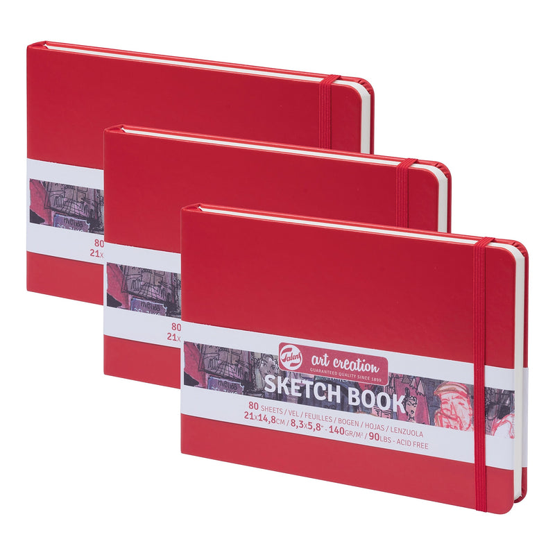 Talens Art Creation 8.3" x 5.8" Sketch Book, 80 Sheets/Book, 3/Bundle (TLN9314205M-3)