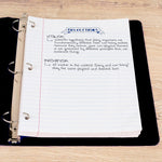 Mead Wide Ruled Filler Paper, 8" x 10.5", 3-Hole Punched, 200 Sheets/Pack (15200)