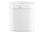 Nine Stars Plastic Sensor Trash Can, 2.1-Gallon, White (DZT-8-29)