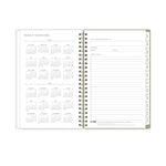 2026 Blue Sky Kelly Ventura Gardens 5" x 8" Calendar Year Weekly & Monthly Planner, Plastic Cover, Multicolored (153065)