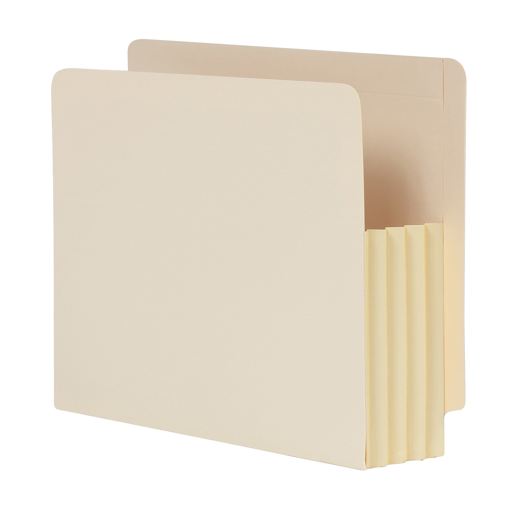Pendaflex Reinforced File Pocket, 3 1/2" Expansion, Letter Size, Manila, 10/Box (12822)
