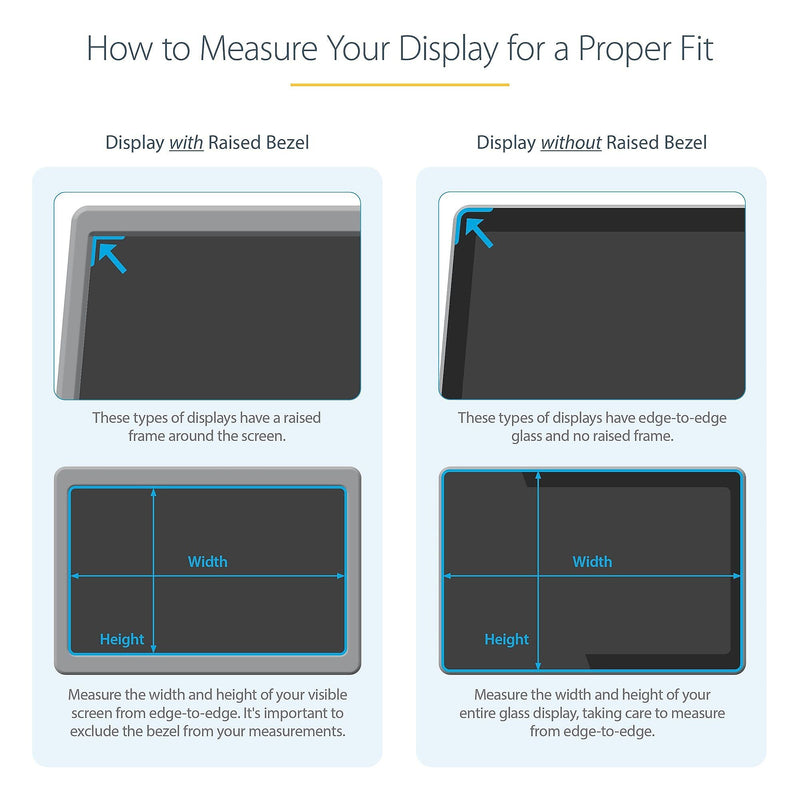 StarTech Anti-Glare Privacy Filter & Screen Protector for 23" Widescreen (16:9) (PRIVACY-SCREEN-23M)