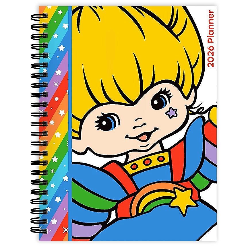 2026 TF Publishing Rainbow Brite 6.5" x 8" Weekly & Monthly, Paperboard Cover, Multicolored (26-9232)
