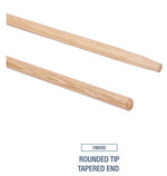 Boardwalk 54" Wood Tapered End Broom Handle (BWK124)