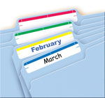 Avery Easy Peel Laser/Inkjet File Folder Labels, 2/3" x 3-7/16", Assorted, 252 Labels/Pack (5215)