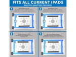 Mount-It! Anti-Theft iPad Wall Mount, White (MI-3772W_G10)