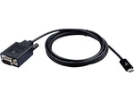 V7 USB-C to VGA Video Adapter Cable, Male to Male, Black (V7UCVGA-2M)