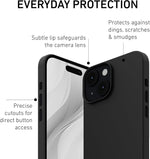 PEEL Magnetic MagSafe Phone Case for iPhone 15 Plus, Black (I15 PLUS MAGSAFE BLA)