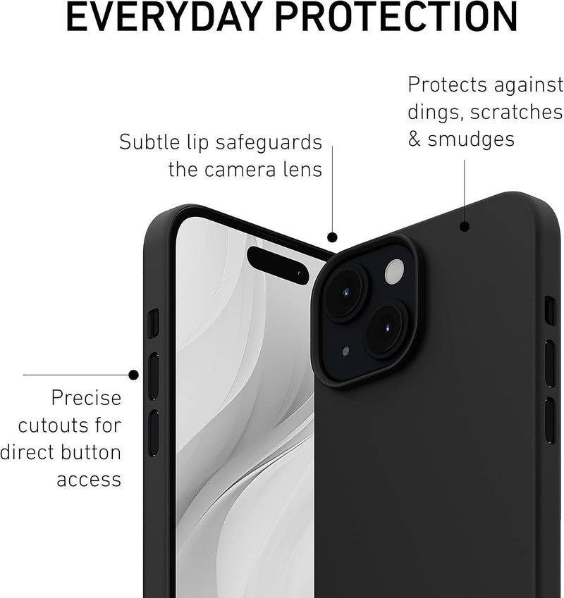 PEEL Magnetic MagSafe Phone Case for iPhone 15 Plus, Black (I15 PLUS MAGSAFE BLA)