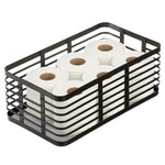 mDesign Steel Organizer, Matte Black (25938)