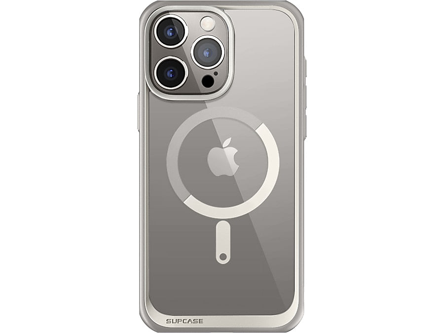 SupCase Unicorn Beetle MAG MagSafe Phone Case for iPhone 15 Pro Max, Gray (SUP-iPhone2023Max-6.7-UBMag-Gray)