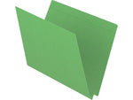 Medical Arts Press Kardex Match Recycled Reinforced End Tab File Folder, Straight Cut, Letter Size, Green, 100/Box (53057GN)