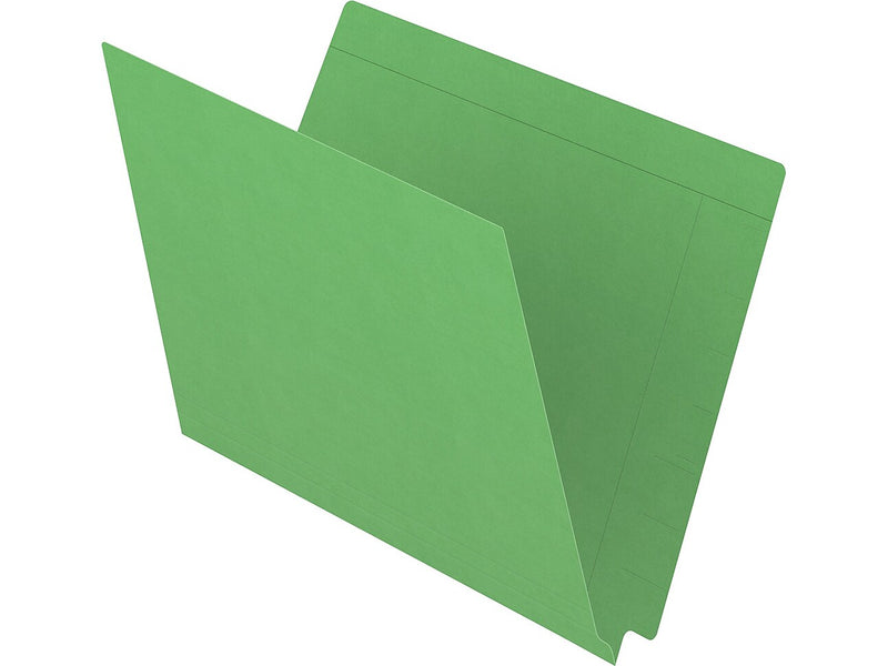 Medical Arts Press Kardex Match Recycled Reinforced End Tab File Folder, Straight Cut, Letter Size, Green, 100/Box (53057GN)