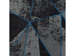 Anji Mountain Rug'd Cracked Ice Carpet & Hard Floor Gaming Chair Mat, 36" x 48", Gray/Blue (AMB9100)