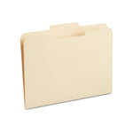 Staples 30% Recycled File Folders, 1/3-Cut Tab, Center Position, Letter Size, Manila, 100/Box (ST116780/116780)