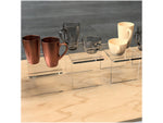 Azar Deluxe 22"W Riser, Clear, Each (515382)
