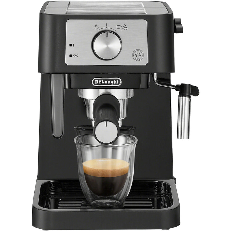 De'Longhi Stilosa 2-Cups Steam Espresso Machine, Black (EC260BK)