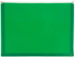 JAM Paper Premium Plastic Document File, 1 Pocket, Letter, Green, 3/Pack (218Z1grx3)
