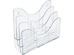 Azar Brochure Holder, Clear Plastic (250099)