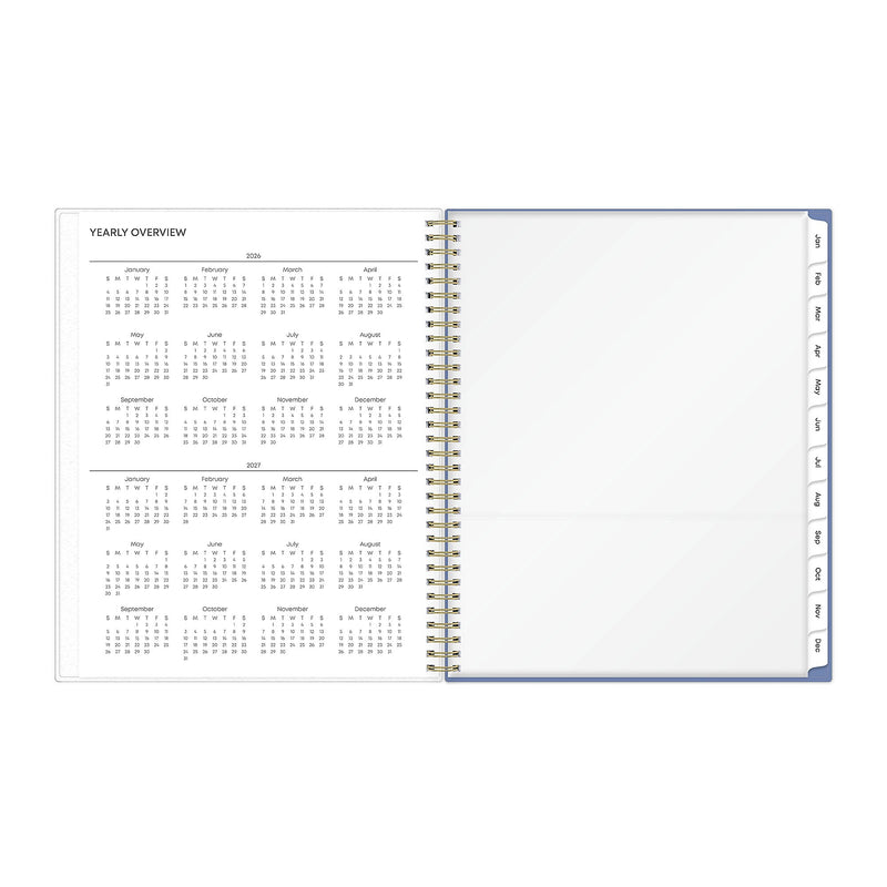 2026 Blue Sky Cocorrina 8.5" x 11"  Weekly & Monthly Planner, Plastic Cover, Multicolored (143696-26)
