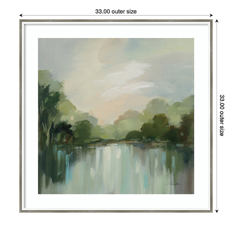 Amanti Art Cool Spring Day by Silvia Vassileva Wood Framed Wall Art Print, 33" x 33" (A42677390572)