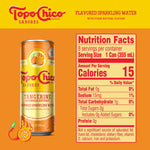 Topo Chico Sabores Tangerine Ginger Sparkling Water, 12 oz., 8 Cans/Pack (412571)