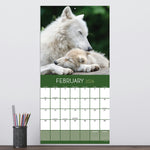 2026 TF Publishing Wolves 12" x 12" Monthly Wall Calendar, Multi (26-1035)