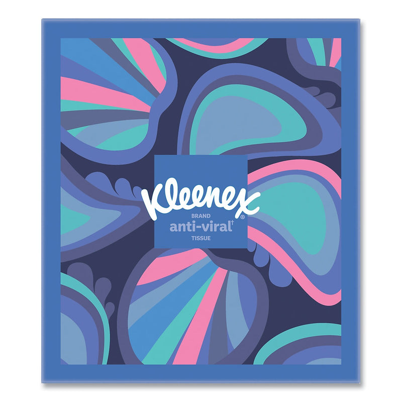 Kleenex Anti-Viral Facial Tissue, 3-Ply, 55 Tissues/Box, 27 Boxes/Carton (54505)