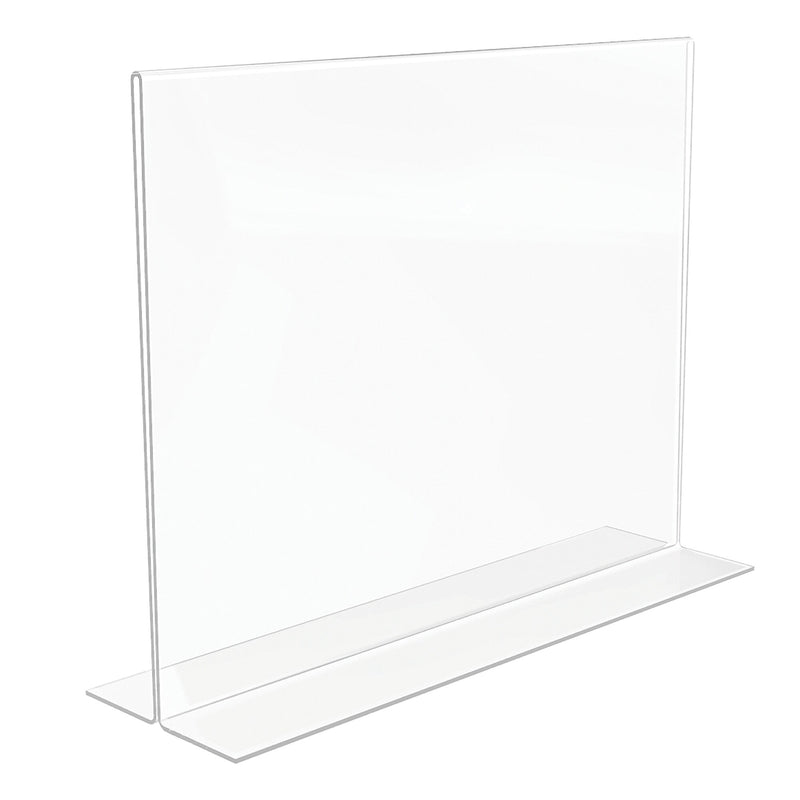 Staples Sign Holder, 11" x 8.5", Clear Plastic (ST16646/16646)
