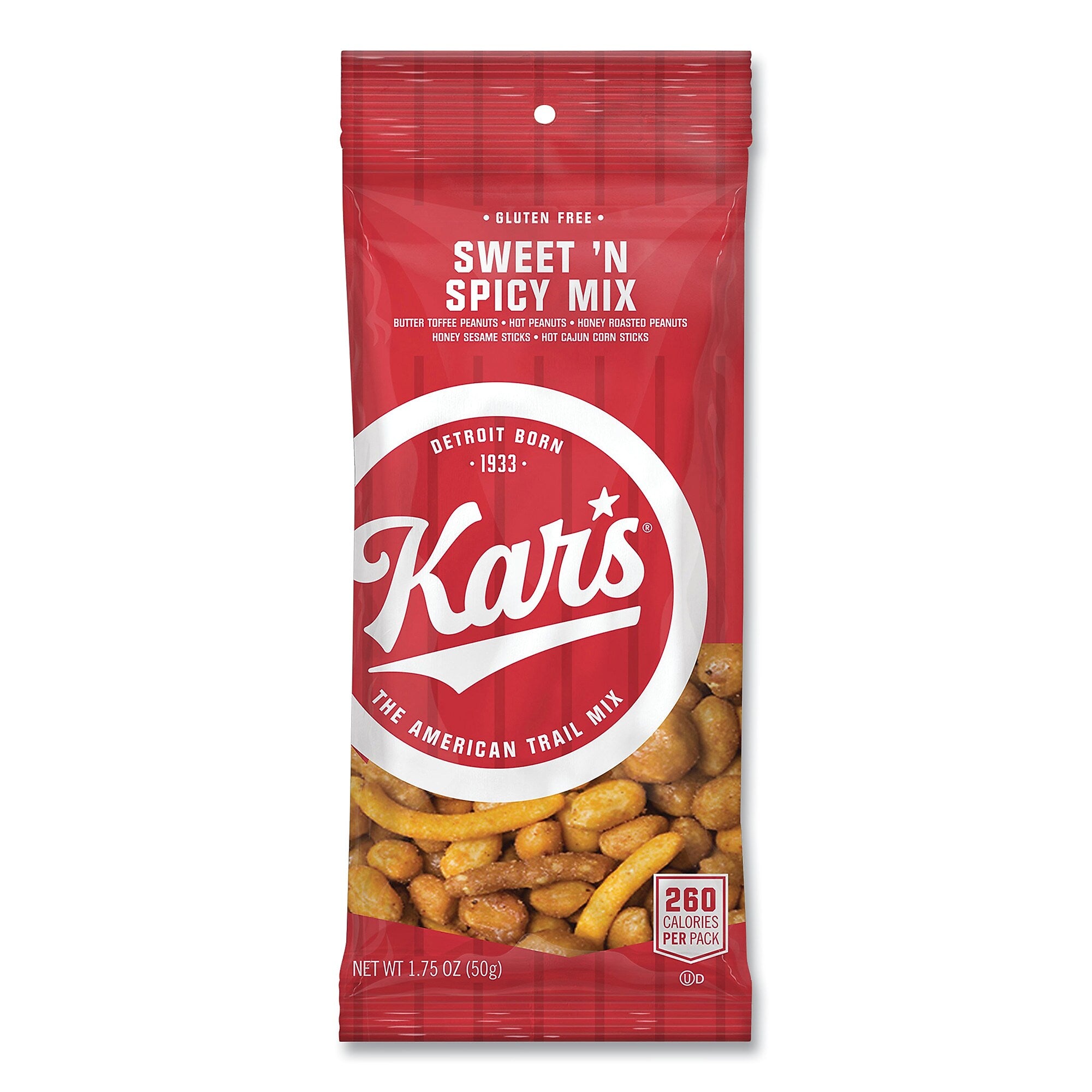 Kar's Gluten Free Sweet 'N Spicy Trail Mix, 1.75 oz Packet, 24/Box (OFXSN08384)