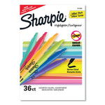 Sharpie Stick Highlighter, Chisel Tip, Assorted, 36/Pack (SAN2157485)